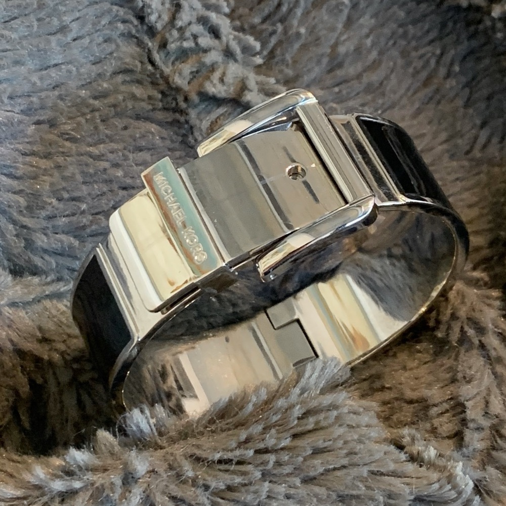 Michael Kors -  black and silver cuff